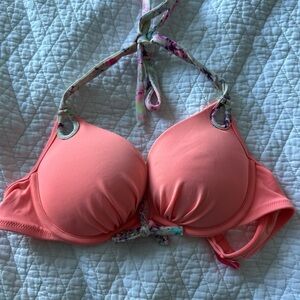 Halter Pushup Bikini Top